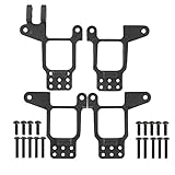 BIKING Soporte de Choque RC, 4 Piezas de amortiguadores Delanteros Traseros Ajustables con...