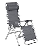 Crespo AL/232-M-40 - Tumbona G.Relax con patas tubo oval, multifibra, color gris antracita