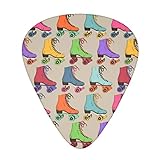 Patines de ruedas de colores, púa de guitarra avanzada, 12 piezas, tres grosores para...