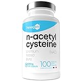NAC N-Acetil-Cisteina 600mg - +3 Meses de Cura, 100 Cápsulas - Antioxidante y...