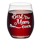 Joymaking Regalos para el día de la madre, copa de vino sin tallo, regalos de cumpleaños...
