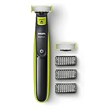 Philips QP2520/30 OneBlade - Recortador de barba, recorta, perfila y afeita, recargable