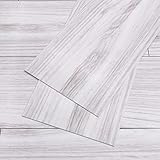 VEELIKE Suelo Vinilo Efecto Madera Blanco Suelo Vinilo Autoadhesivo Baño Vinilo Suelo...
