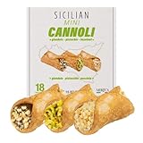 Cannoli Siciliano Relleno De Pistacho, Gianduia Y Crema De Avellana. 18 Mini Cannoli en...