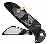 Hamaca bebé Plegable con ojitos Musicales con balanceo Natural, ergonómica, Tejido...