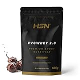Concentrado de ProteÃ­na de Suero de HSN Evowhey Protein 2.0 | Sabor Doble Chocolate 500 g...