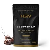 Concentrado de Proteína de Suero de HSN Evowhey Protein 2.0 | Sabor Doble Chocolate 500 g...