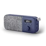 Energy Sistem Fabric Box Radio Navy (FM Radio, 1200 mAh Battery, 3 W, PLL Tuner,...