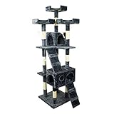 Mobiclinic, Rascador árbol para Gato, Modelo Tom, Grande, para Escalar, 3 Alturas,...