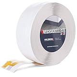 HOLZBRINK Rodapiés flexible autoadhesivo Blanco Rodapiés flexible 32x23 mm, 10 m Zócalo...