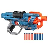 Nerf Lanzador Elite 2.0 Commander RD-6, 12 Oficiales, Tambor rotatorio de 6 Dardos,...