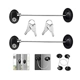 kajkey 2 pcs Seguridad para Ventana/Puerta Cierre de Seguridad para Niño Restrictor de...