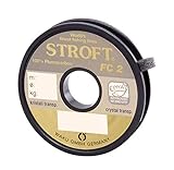 STROFT FC2 - Hilo de pescar de fluorocarbono, 50 m Talla:0,110mm-1,1kg