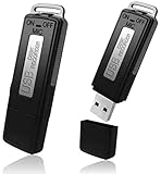Grabadora de Voz Digital USB | Mini Grabadora de Voz Portátil 8 GB | Grabador de Audio...