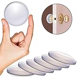 Topes de Puerta para Pared, Muebles, Baños (Pack 6 Unidades) - Amortiguadores Adhesivos -...