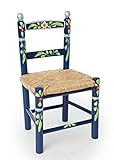 ECO SILLA Y DESCANSO Silla Infantil, Decorada artesanalmente y Pintada a Mano. Asiento de...