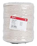 Rayher 4200302 Cuerda yute blanca, 3 cabos, 3.5 mm diámetro, 280 m. Cordel yute...