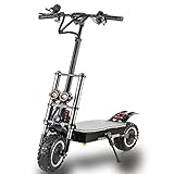 HWWH Patinete Electrico Adulto Potente, Plegable Scooter Eléctrico Todoterreno Dual Motor...90