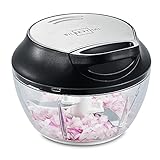 SILBERTHAL Picadora manual con cuerda 500ml - Trituradora Manual de Verduras - Con 3...