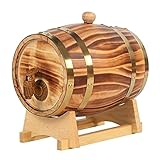 Hbaebdoo Barril de roble de 1,5 l / 3 l en papel de aluminio para tu propio whisky,...