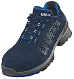 Uvex Calzado de Seguridad 1 S1 sin Metal; Gran Comodidad de Uso, Especialmente Ligero;...