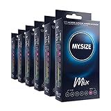MY.SIZE Mix: 60 condones en 4 interesantes variaciones: condones con sabor, de colores,...