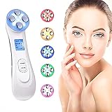 Facial Aparato Radiofrecuencia,5 en 1 RF LED Facial Instrumento,Aparato Facial...