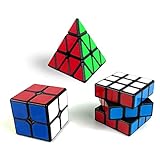 EACHHAHA 3 Piezas Cubo de Velocidad Pack,Cubo mÃ¡gico 3x3,Speed Cube 2x2,Cubo de...