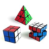 EACHHAHA 3 Piezas Cubo de Velocidad Pack,Cubo mágico 3x3,Speed Cube 2x2,Cubo de...