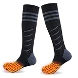 Calcetines Calentados para Hombre Mujer CRRXIN Calentados Eléctricos Calentados...