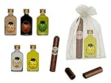 Lote de 15 Botellas de Licor Minis Sabores a Elegir con Puros de Chocolate en Bolsas de...