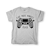 Pampling Camiseta niño Play Five More Minutes (Talla M Kids) - Videojuego - 100% Algodón...