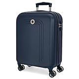 MOVOM Riga, Maleta De Cabina Rígida 55cm Adultos Unisex, Marino, 40x55x20 Cm