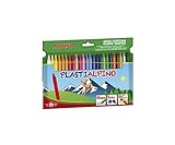 Alpino Ceras Plastialpino 24 Unidades | Ceras de Colores para Niños | Estuche Pintura de...