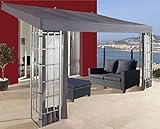 QUICK STAR Techo de Repuesto para Tienda de Pared Pérgola 3x4m Antracita