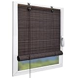 Sol Royal SolDecor B86 Persianas de bambú Rollo bambú Ventanas klemmfix Robusto Madera...