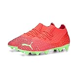PUMA FUTURE Z 3.4 FG/AG Jr, Zapatillas de fútbol, Unisex niños, Fiery Coral-Fizzy...
