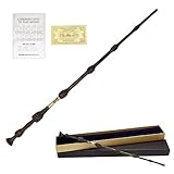 HUXIA Harry Potter Wizarding World - Varita mágica con tarjeta de hechizo, aprox. 40,5...
