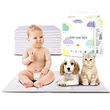 Bizcasa Empapadores Desechables para bebés,33 x 45 cm 20 Count Incontinencia Cambiador...