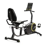 Bicicleta estática SportPlus (compatible con app), 24 niveles y 6 programas de...