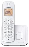 Panasonic KX-TGC210 - Teléfono Fijo Inalámbrico Digital (LCD 1.6', DECT, Agenda, Alarma,...
