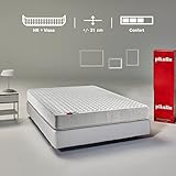 PIKOLIN Leah Compact-21 cm, Calidad Óptima, Protección Higiénica Total, 90x190 Colchón...