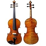 YGYGYG Violín Hecho A Mano 4/4, 3/4, 1/2, 1/4, 1/8, 1/10, 1/16 Adecuado para...