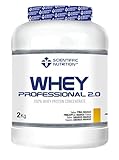 Scientiffic Nutrition - Whey Professional 2.0 Proteinas Whey en Polvo 100% Pura, para...