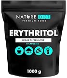 Nature Diet - Eritritol 2 x 1000 g | Edulcorante natural | Cero calorías | Reemplazo de...