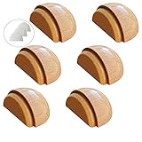 Topes para Puertas, Tope de puerta para suelo, Tope Puerta Adhesivo de Madera para todo...