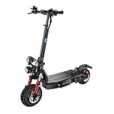 SONGZO Scooter Eléctrico para Adultos Motores duales 11 Pulgadas Patinete Plegable con...