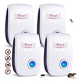 Repelente Ultrasónico de Plagas, Antimosquitos Electrónico Repelente Insectos Control de...
