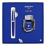 Caran D'Ache LÉMAN KLEIN BLUE 4799-648 - Pluma estilográfica (2 unidades), color azul