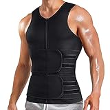 YILIN Chaleco De Sauna For Hombres Entrenamiento Sudor Camiseta Sin Mangas Entrenador De...